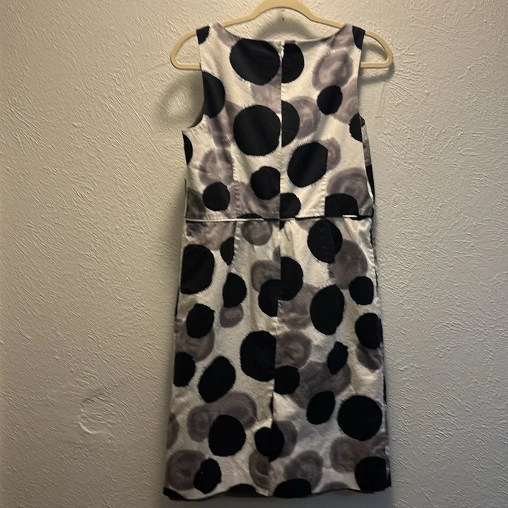 Ann Taylor Black and Gray Polka Dot Dress - Picture 6 of 6